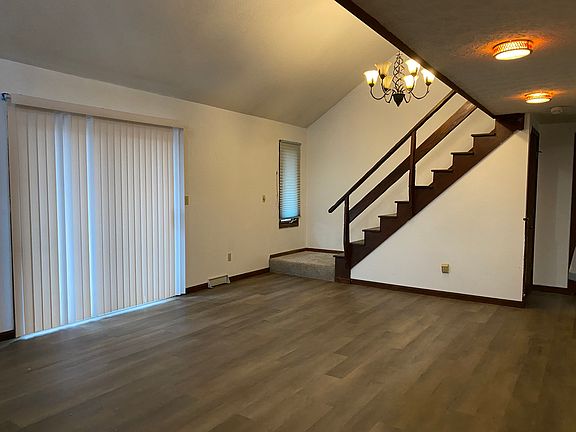 Living room with new floors