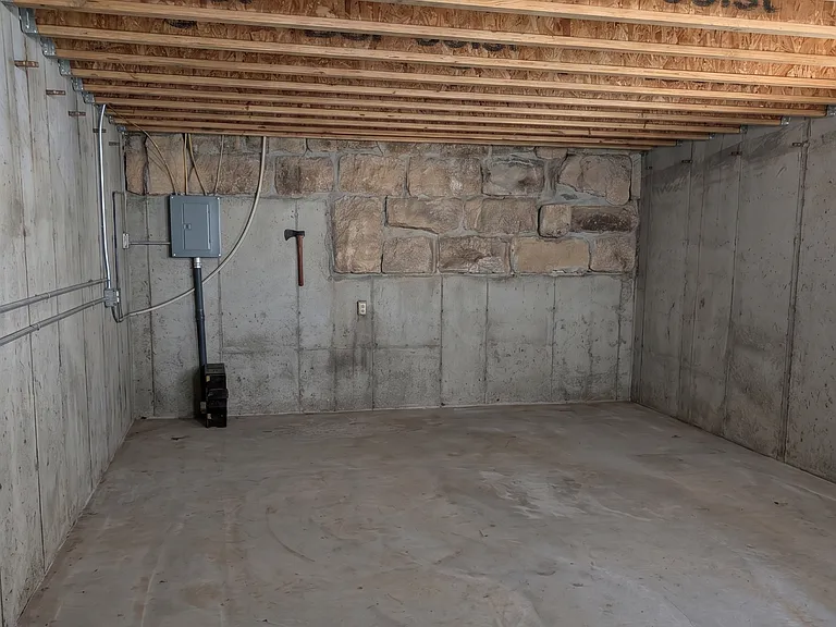 Barn basement.