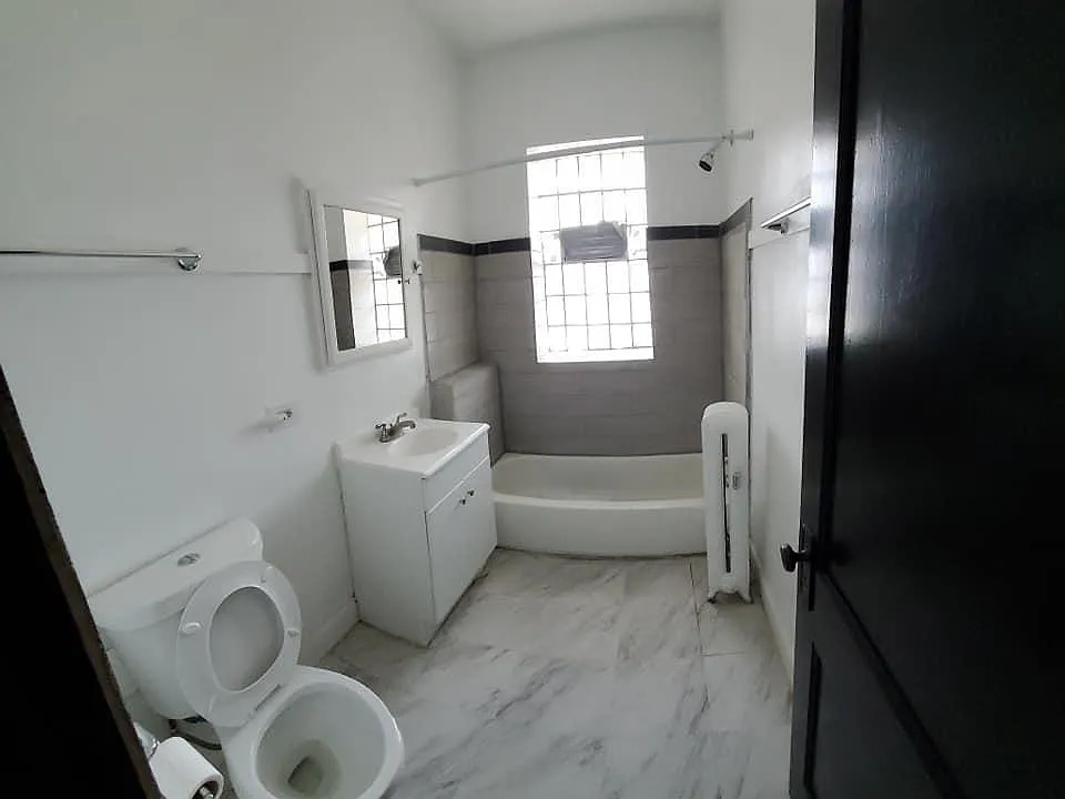 Different bathroom, different decorations/ same set up