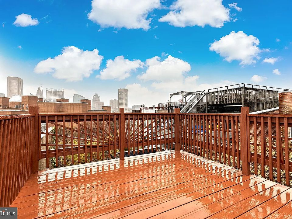 Rooftop deck with stunning city views