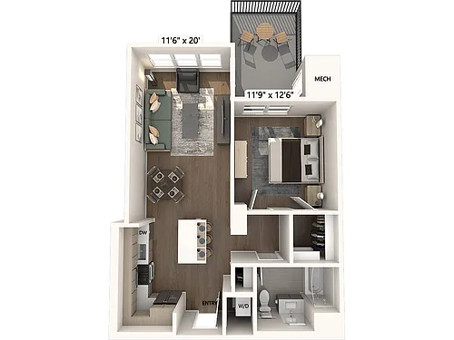 Floor plan A20
