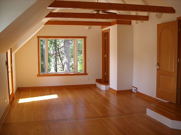 remodeled master with fir floors and trim
