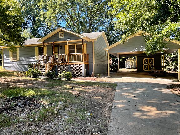 front of home and carport
