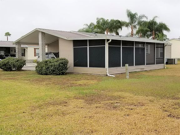 large screened lanai