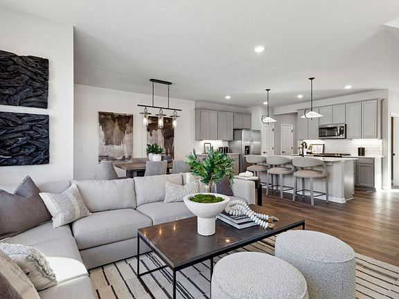 Standing in the Gathering Room, Looking Into the Cafe and Kitchen