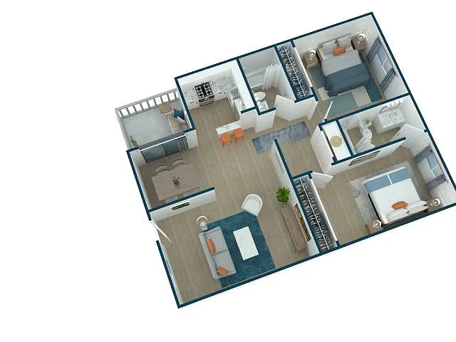 Floor plan Quad