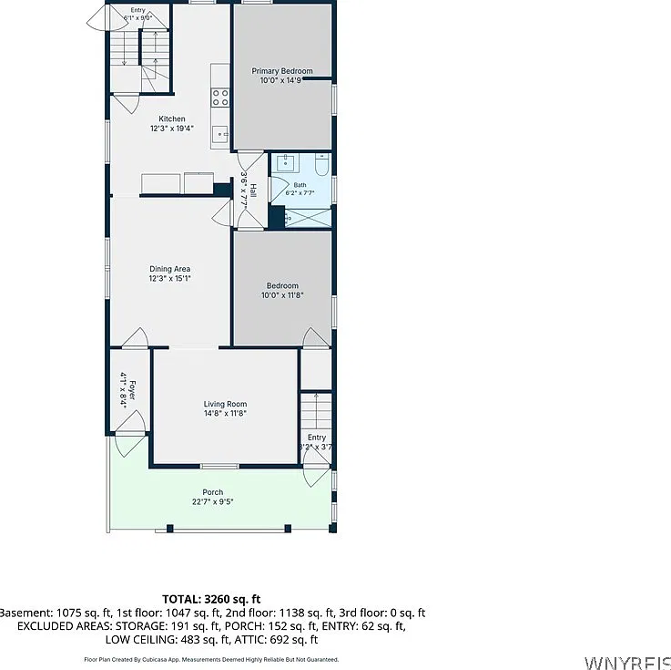 2 bed, 1.0 bath, 1248 sqft, $1,400 — Photo 2
