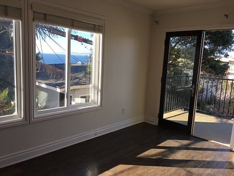 Balcony off living room