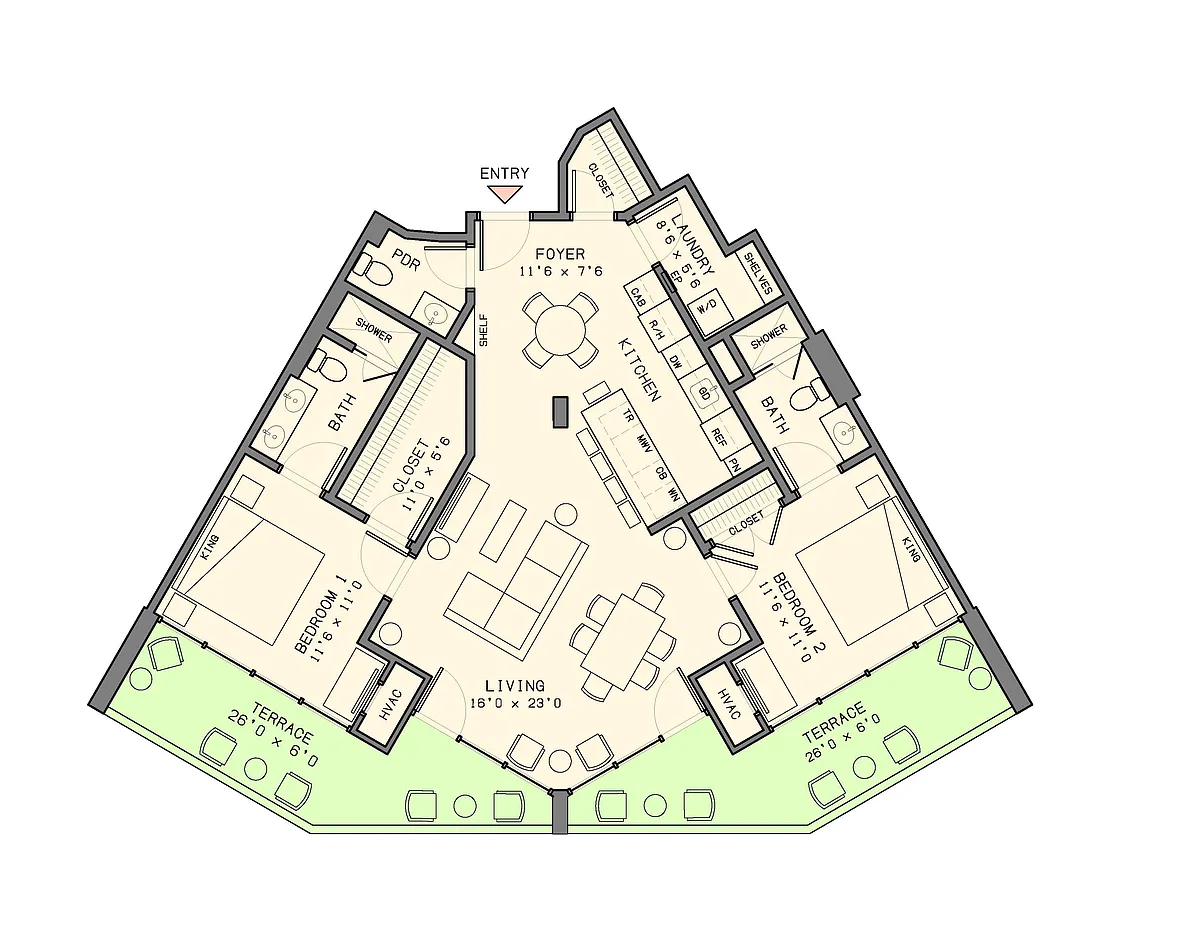 Floor plan A14