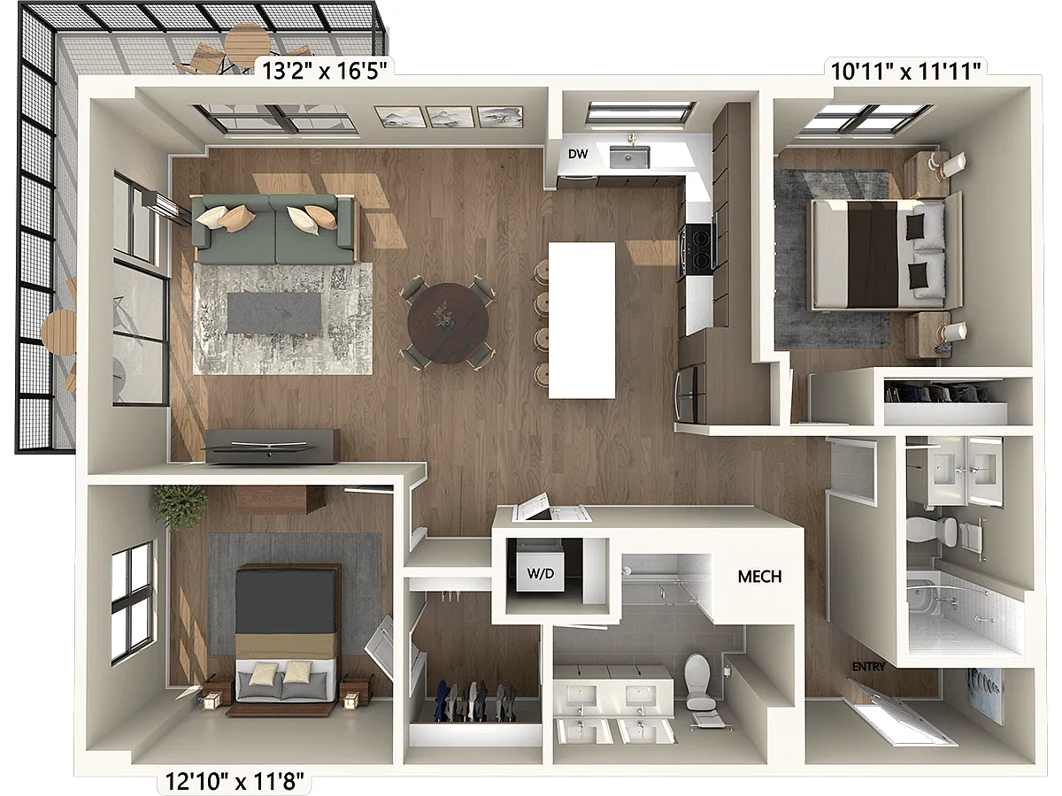 Floor plan B10-Scheme3