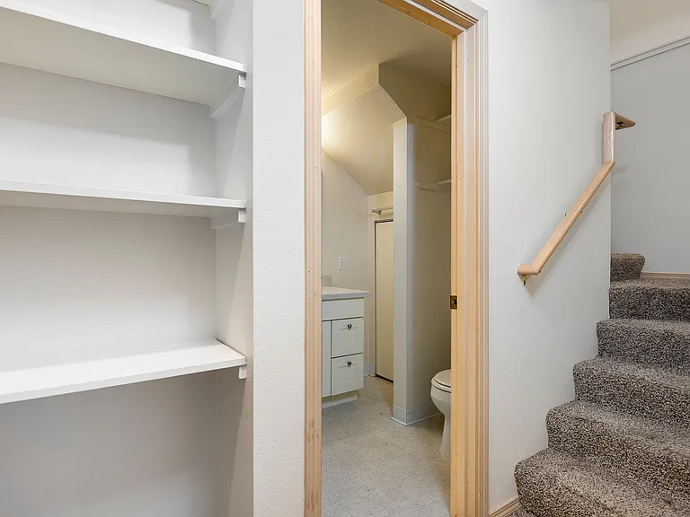 Lower Level Hall and Storage