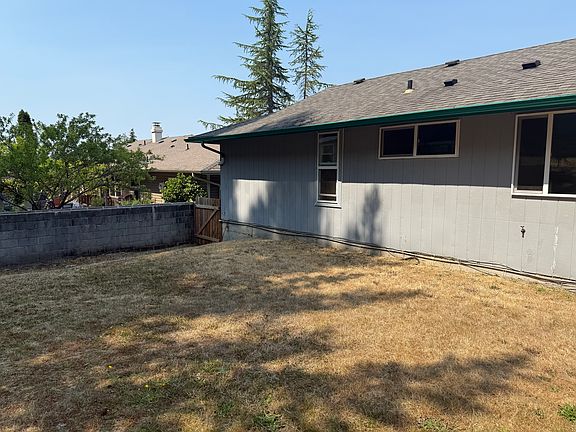 Backyard facing northwest.