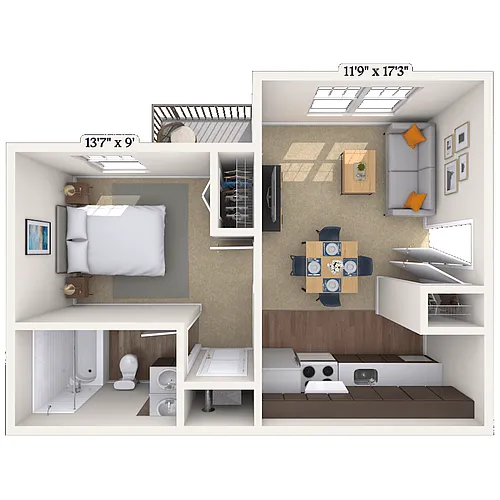 Floor plan The Hibiscus