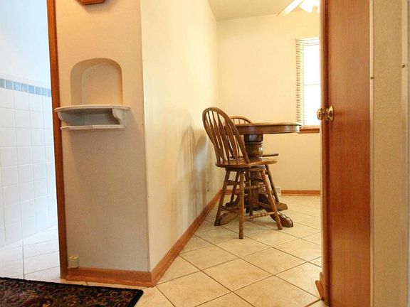 Beautiful Tile through Kitchen and Hallway