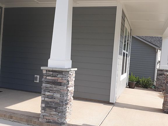 front porch with space for rocking chairs!