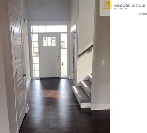 Beautiful dark wide-planked woo floors on main level