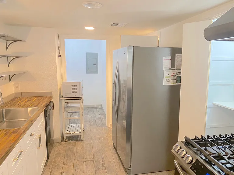 Fridge comes with rental.