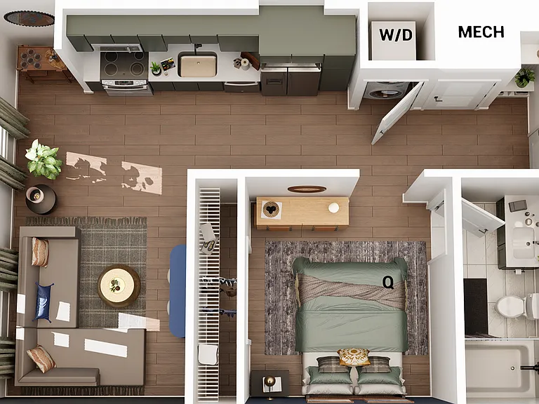 A0 floor plan Broadstone West End
