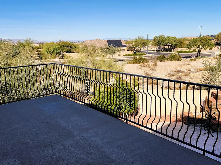 Large Balcony overlooking the surrounding common area