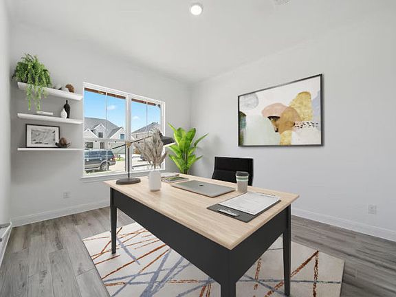 Virtually Staged Office