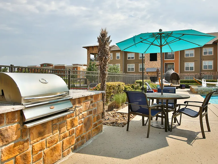 Poolside Grilling Area