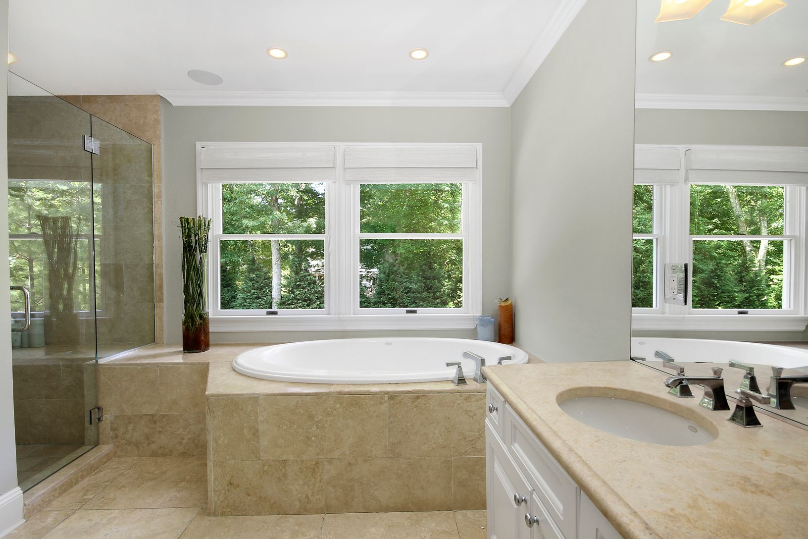 Separate Shower with Bench