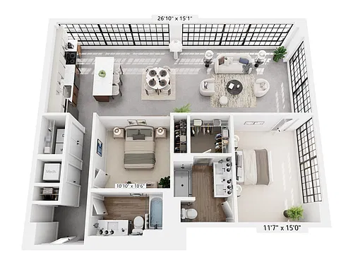 Floor plan Walter