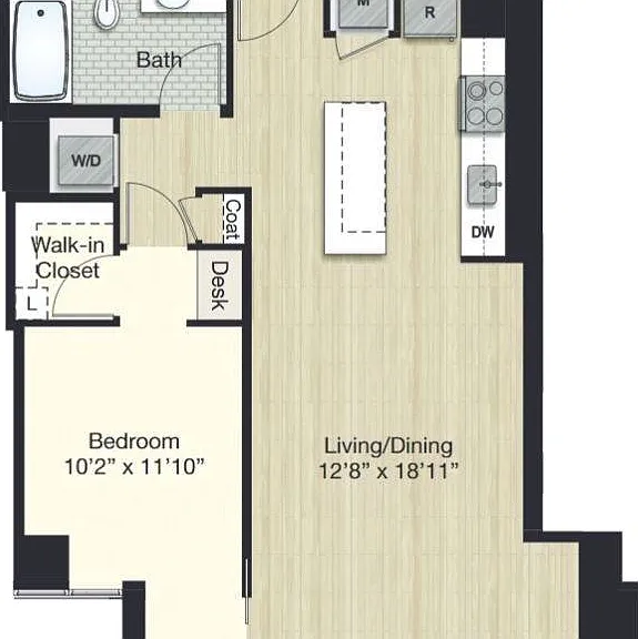Tier 7.0 - 1 Bed 1 Bath Tier 7.0 - 1 Bed 1 Bath