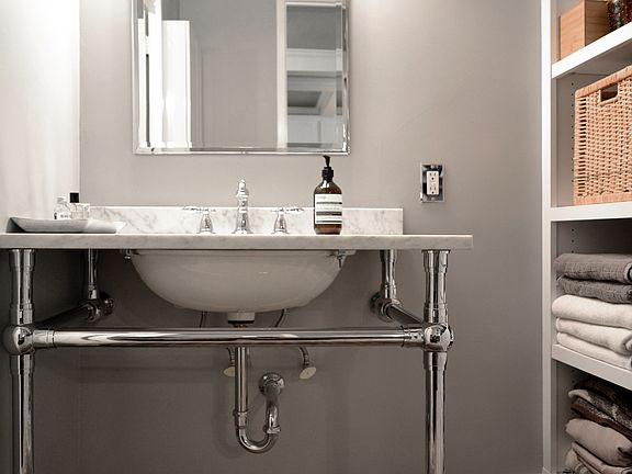 RH washstand and mirror