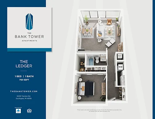 Floor plan The Ledger