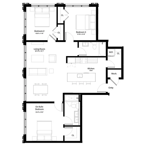 Floor plan 201-601