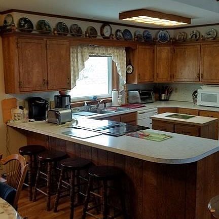 Birch Cabinets Provide Plenty of Storage