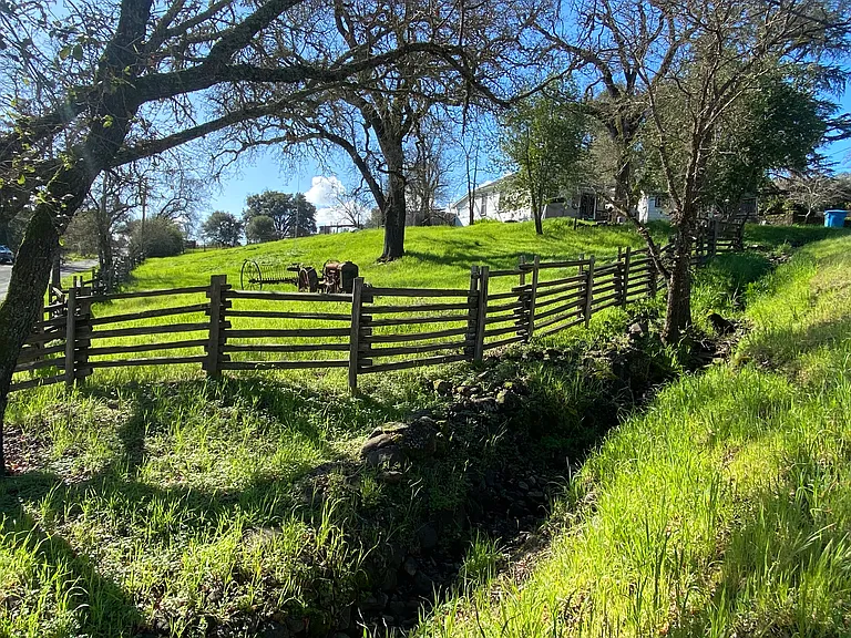 Pasture & Creek Across the Street