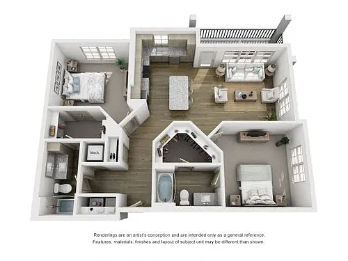 Floor plan B3