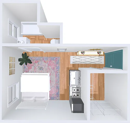 Floor plan studio 4