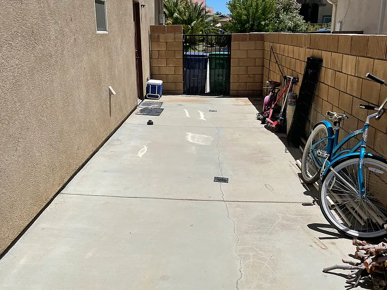 other side of house storage