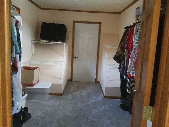 Walk in master closet