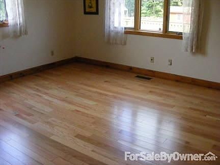 Oak floors throughout