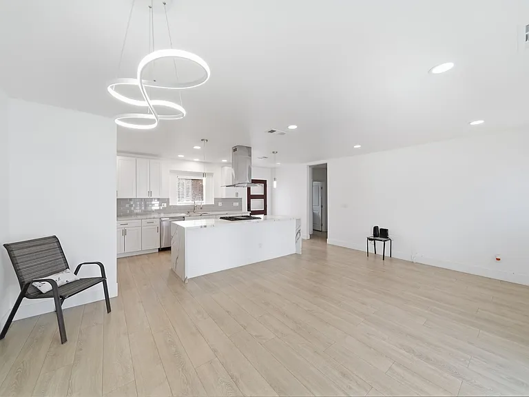 Kitchen, Dining & Living Area