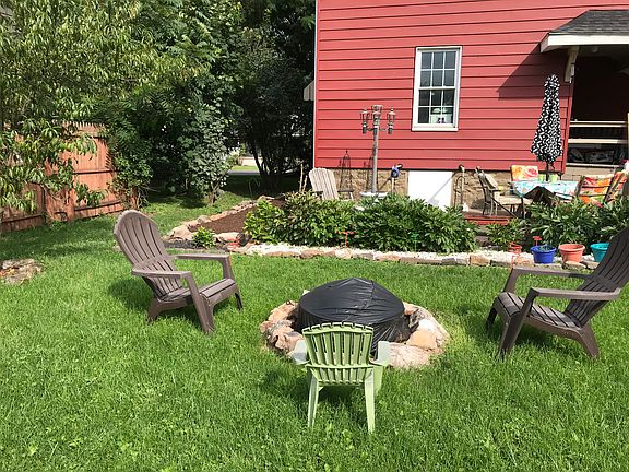 Built in fire pit