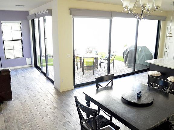 Both walls of glass stack into the last pane, allowing a 10 