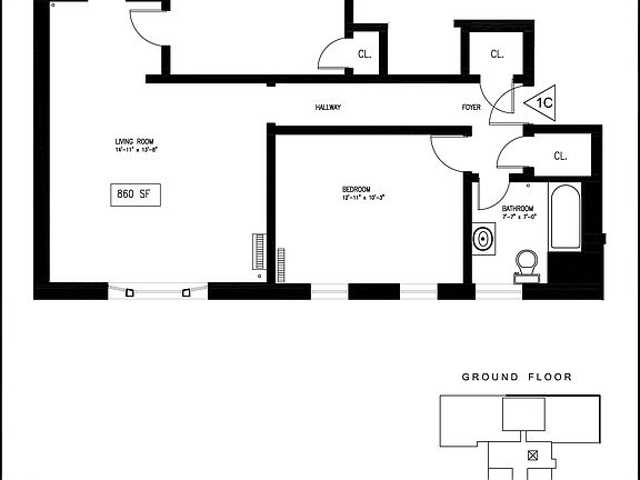 2nd image of 523 W 187th St APT 1C