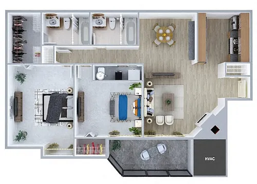 Floor plan B2