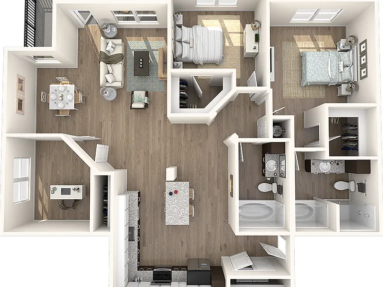 Cyprus floor plan 2 Bayshore