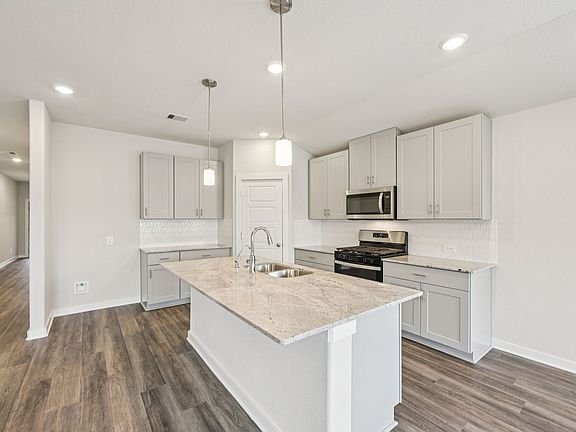 The Preston floorplan in Stewart s Ranch of Conroe, TX.