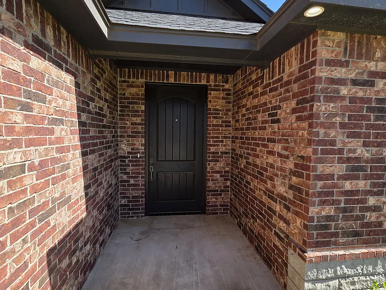 Protected front entry