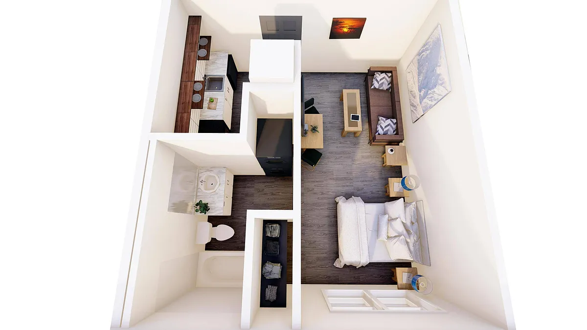 Floor plan Studio