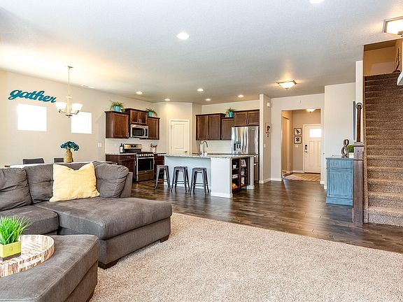 Main Area with view up the stairs