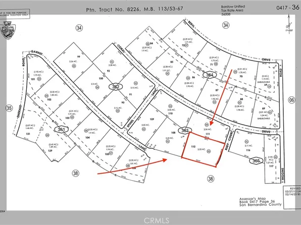 0 Garnet Ave Lot 112, Barstow, CA 92311
