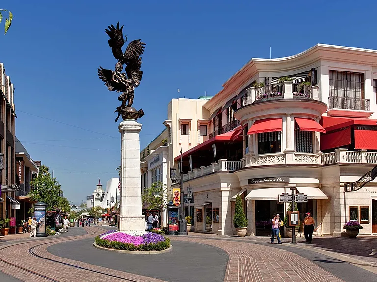 The Grove is within walking distance and offers fun outdoor shopping and dining